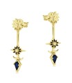 Flower Silver Stud Earring STS-7150-OX